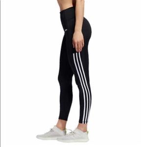 ADIDAS High Waist 3 Stripes 7/8 Legging Tight NWT